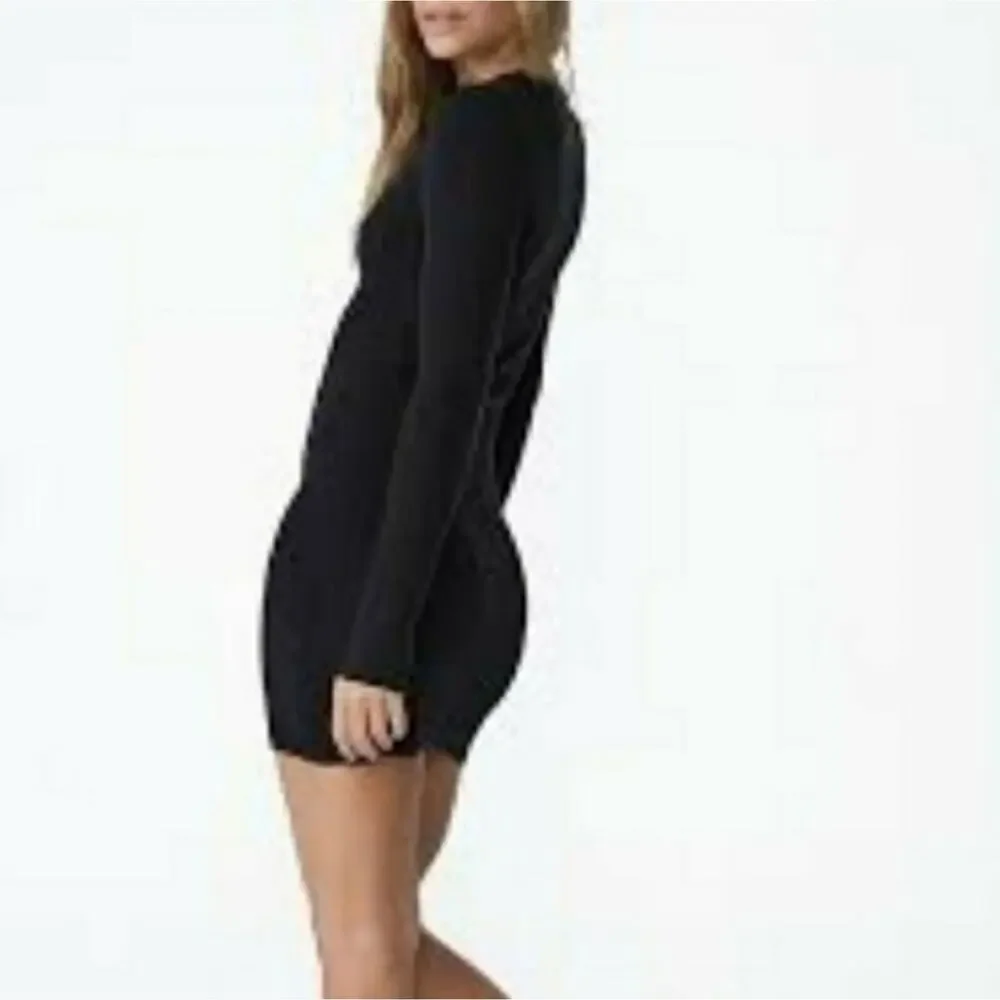Cotton On Black Knit Mini  Dress size Medium